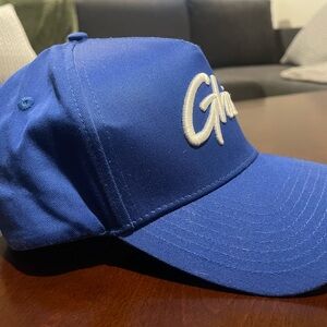 Ghost Energy Blue Snapback with White Logo
